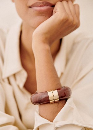 Brown Sézane Léo Women's Bracelet | USA ACS-092874