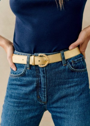 Gold Sézane Thelma Women's Belt | USA HCZ-640573