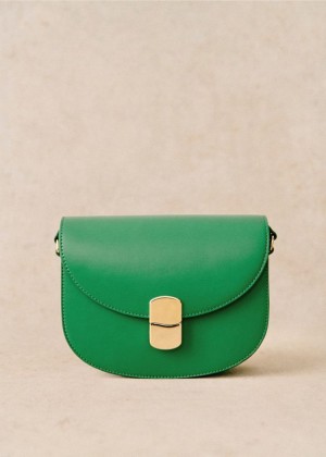 Green Sézane Claude Women's Bags | USA UBQ-820765