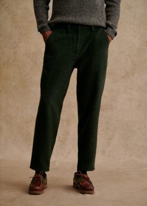 Green Sézane Duncan Men's Trousers | USA YWA-028596