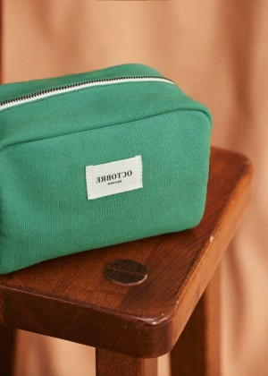 Green Sézane Twyman Toiletry Men's Bags | USA TIM-673205