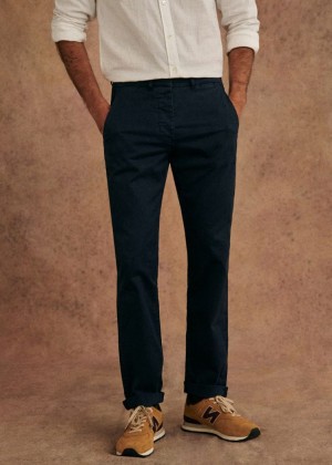 Navy Sézane Tom Chinos Men's Trousers | USA XNL-490512