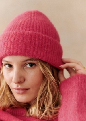 Pink Sézane Paul Women's Beanie | USA XKN-681270