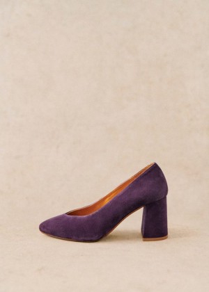 Purple Sézane Alice High Heels Women's Pumps | USA RMB-872314