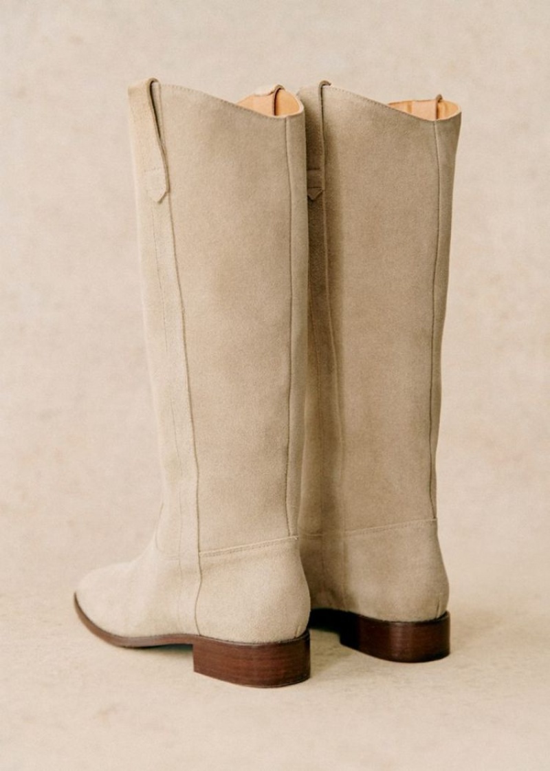 Beige Sézane Gabrielle Low Women's Boots | USA EKF-491853