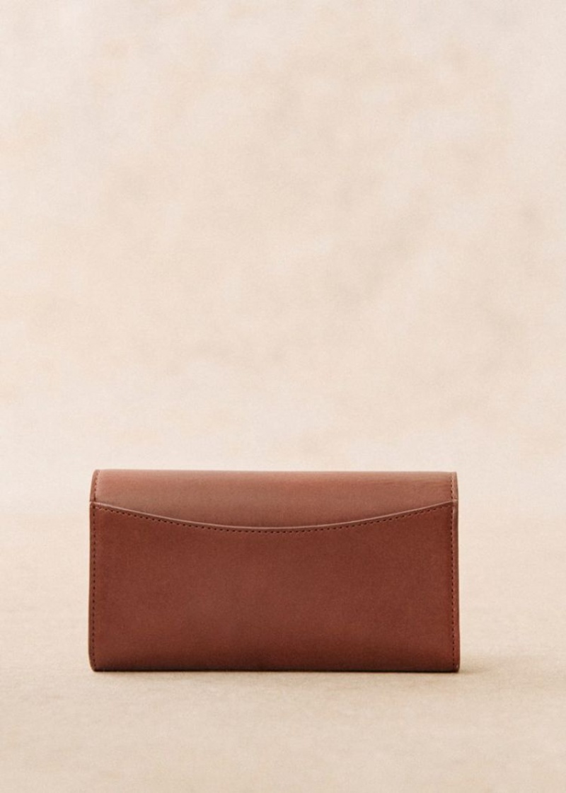 Beige Sézane Large Milo Women's Wallet | USA BEF-075132