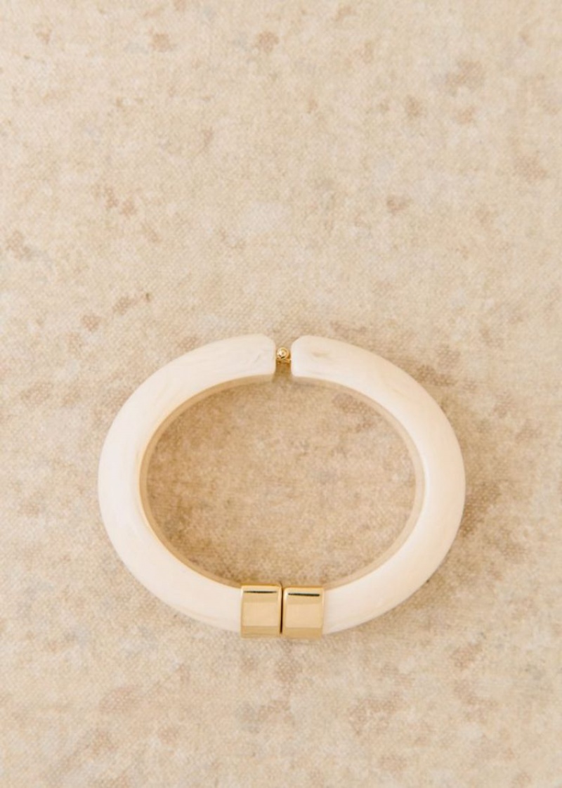 Beige Sézane Léo Women's Bracelet | USA THM-180527