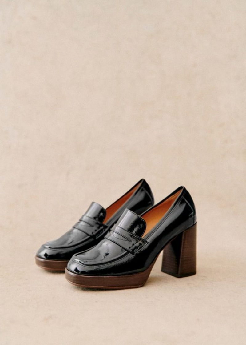 Black Sézane Jessie Women's Loafers | USA ZRV-548937