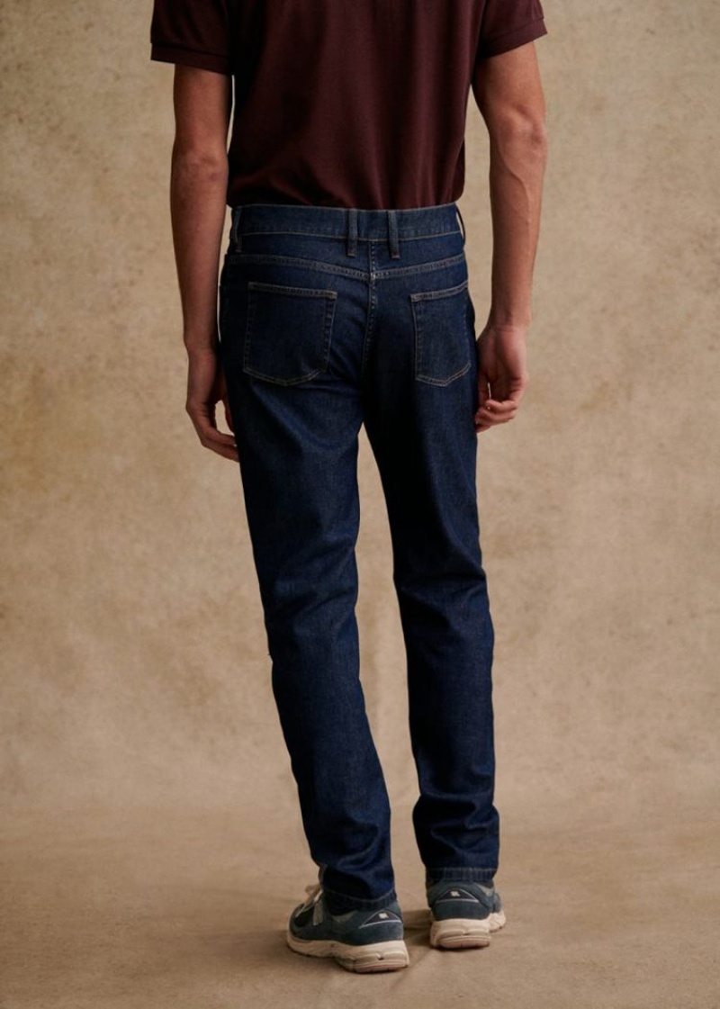 Blue Sézane Avi Slim Men's Jeans | USA LPQ-954782