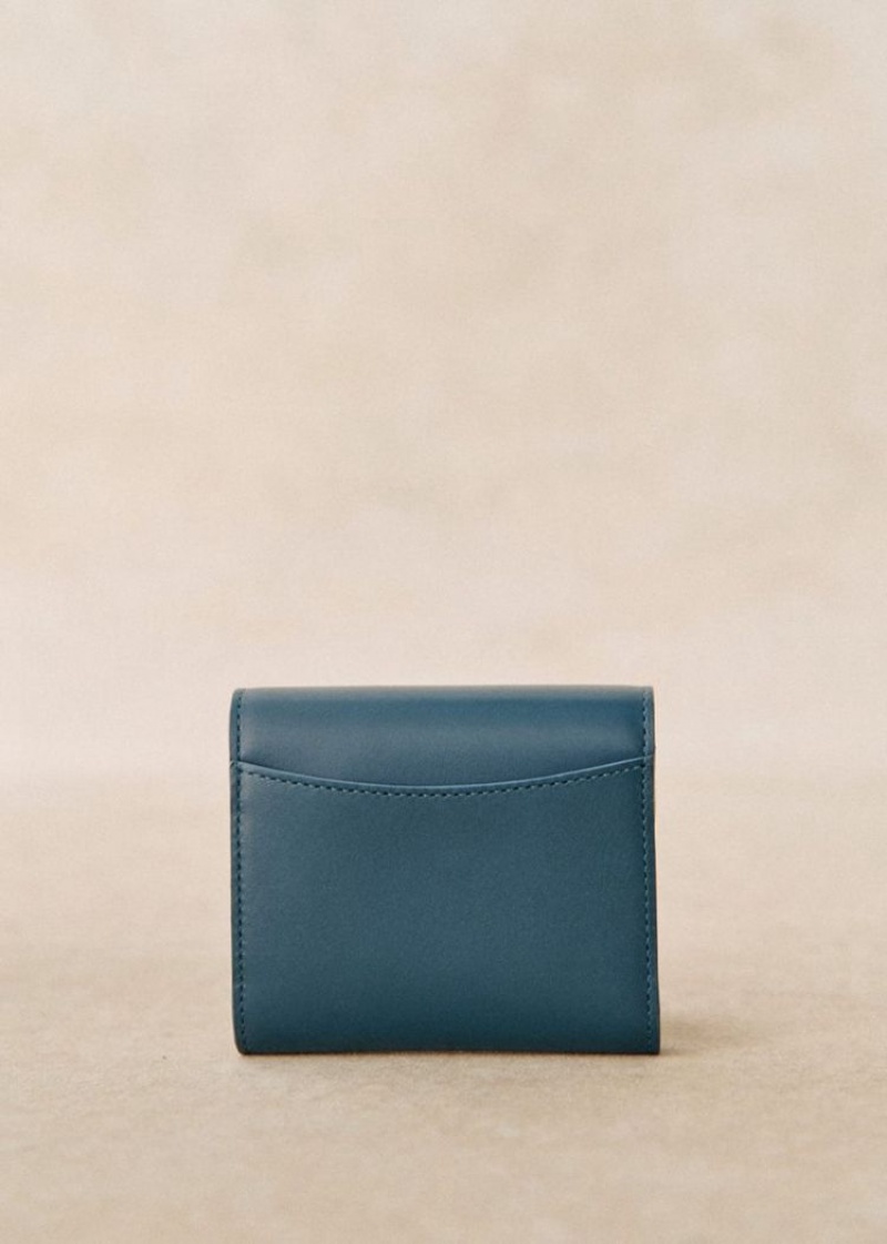 Blue Sézane Small Milo Women's Wallet | USA UHL-174952