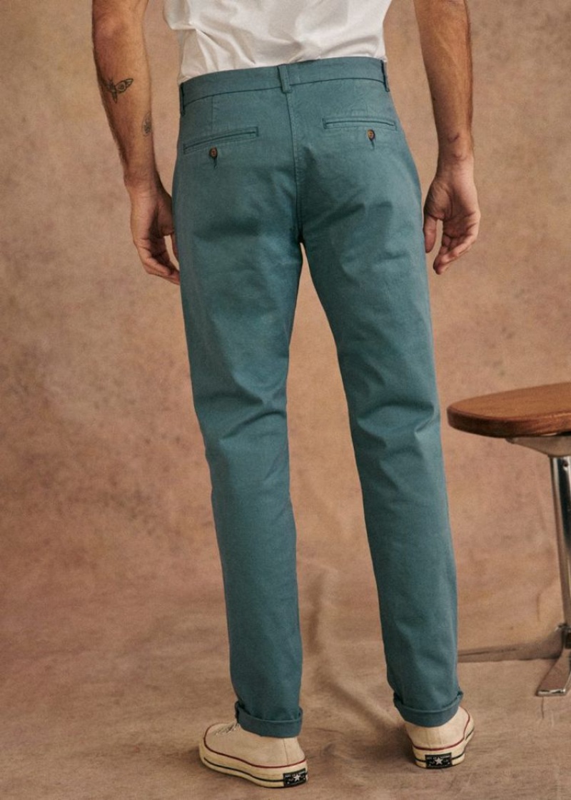 Blue Sézane Tom Chinos Men's Trousers | USA WVN-540183