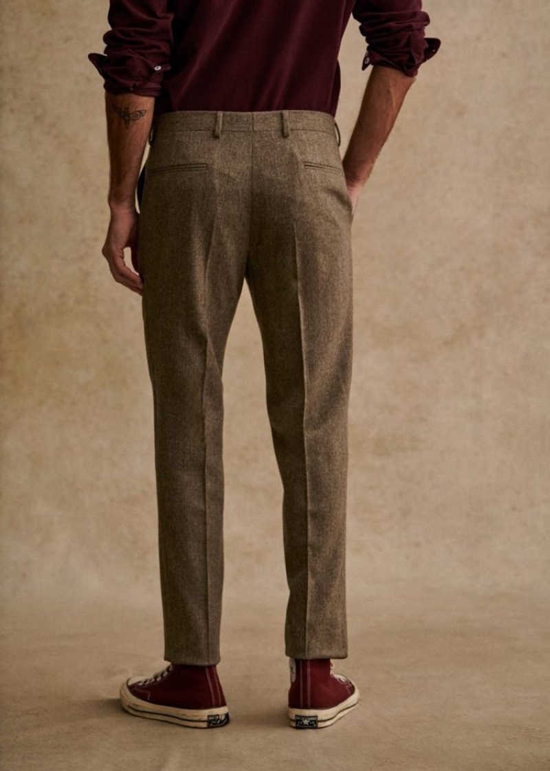 Brown Sézane Carl Men's Trousers | USA TWJ-714398