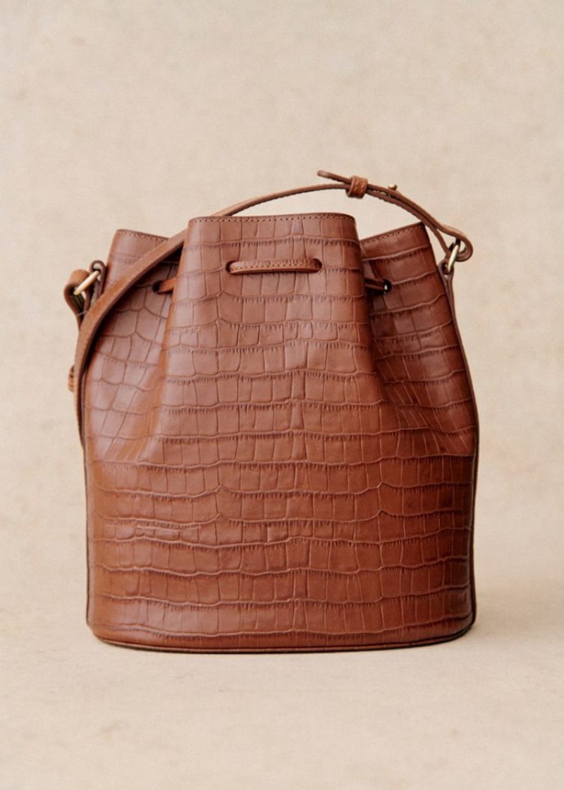 Brown Sézane Farrow Women's Bags | USA ZCD-803142