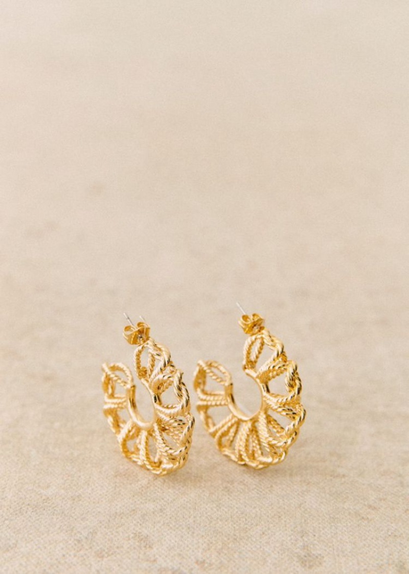 Gold Sézane Anya Women's Earrings | USA VBO-934516