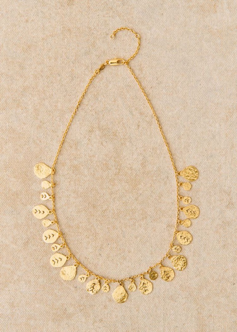 Gold Sézane Felipa Women's Necklace | USA BHT-425698