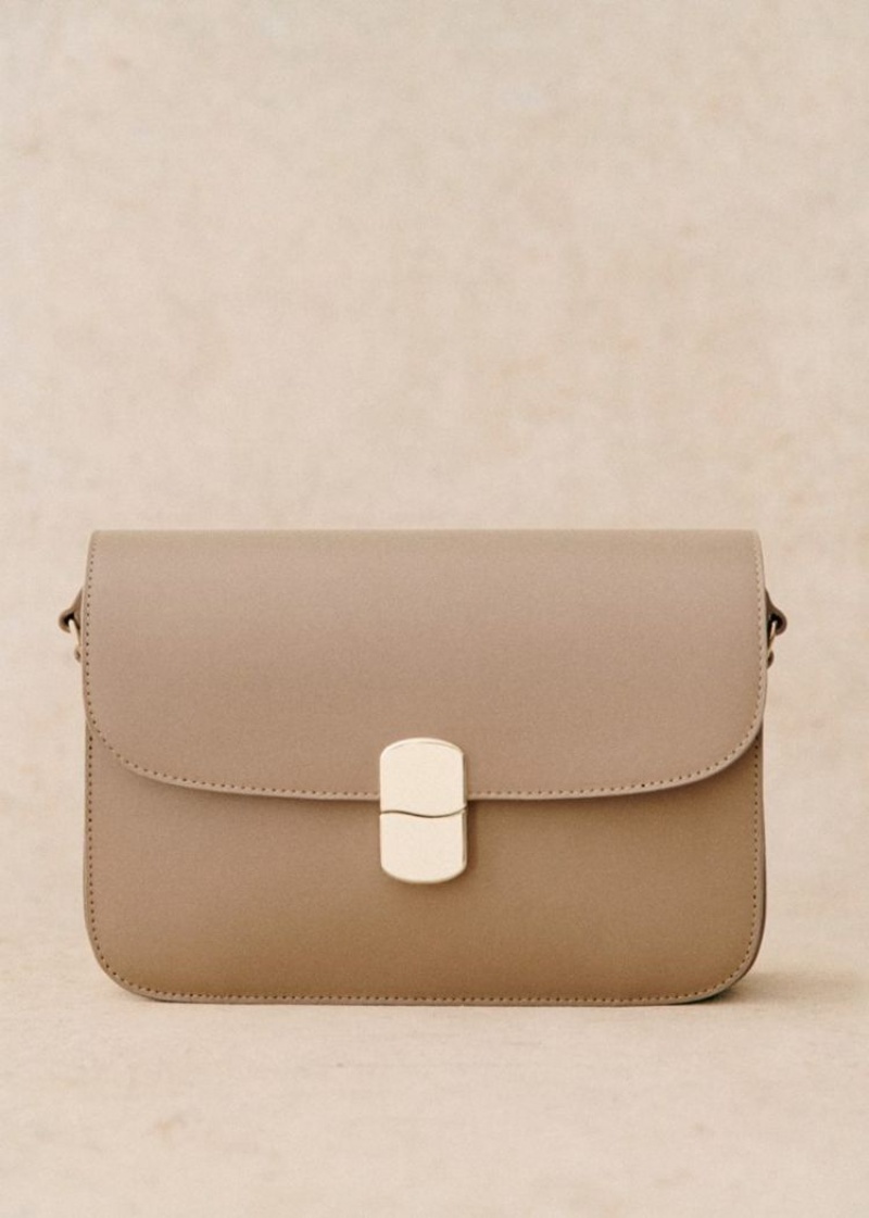 Grey Brown Sézane Milo Classic Women's Bags | USA MCP-827305