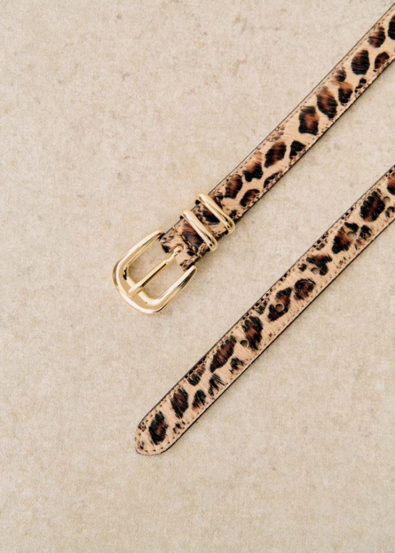 Leopard Sézane Livie Women's Belt | USA ABN-512794