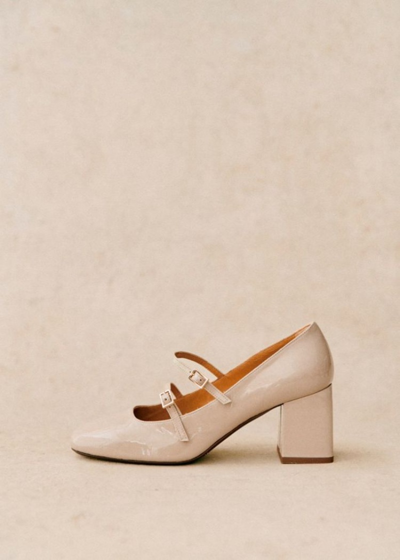 Light Beige Sézane Soline Babies Women's Pumps | USA EZR-240531