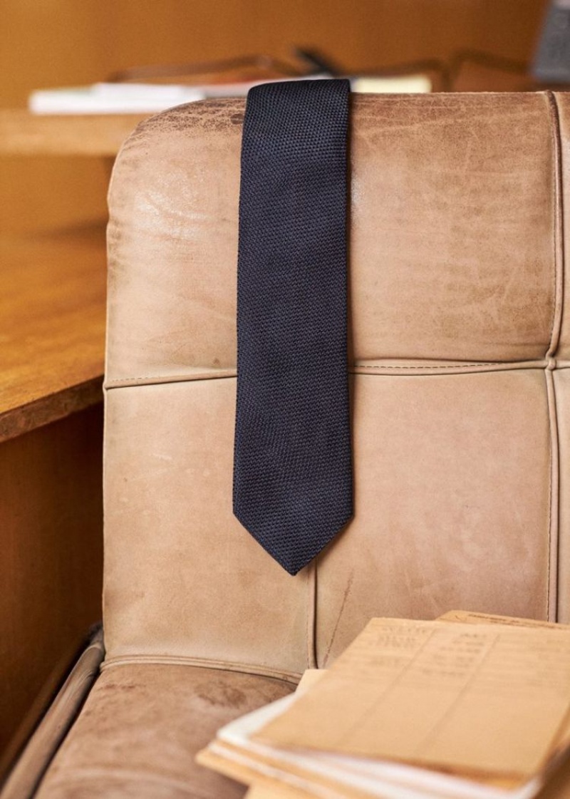 Navy Sézane Fletcher Men's Tie | USA VWK-931725