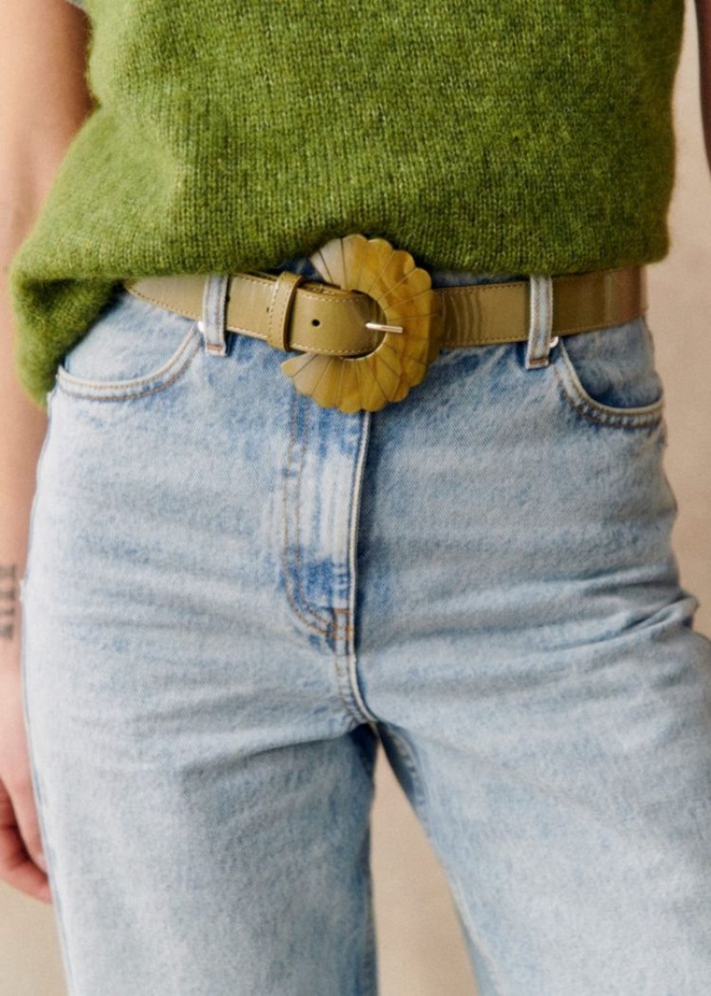 Olive Sézane Sandy Women's Belt | USA INJ-319028