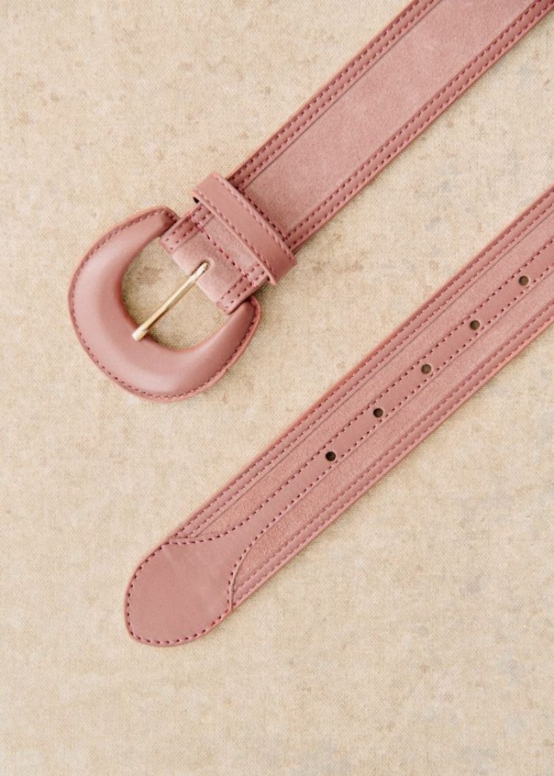 Pink Sézane Barbara Women's Belt | USA FMW-186975