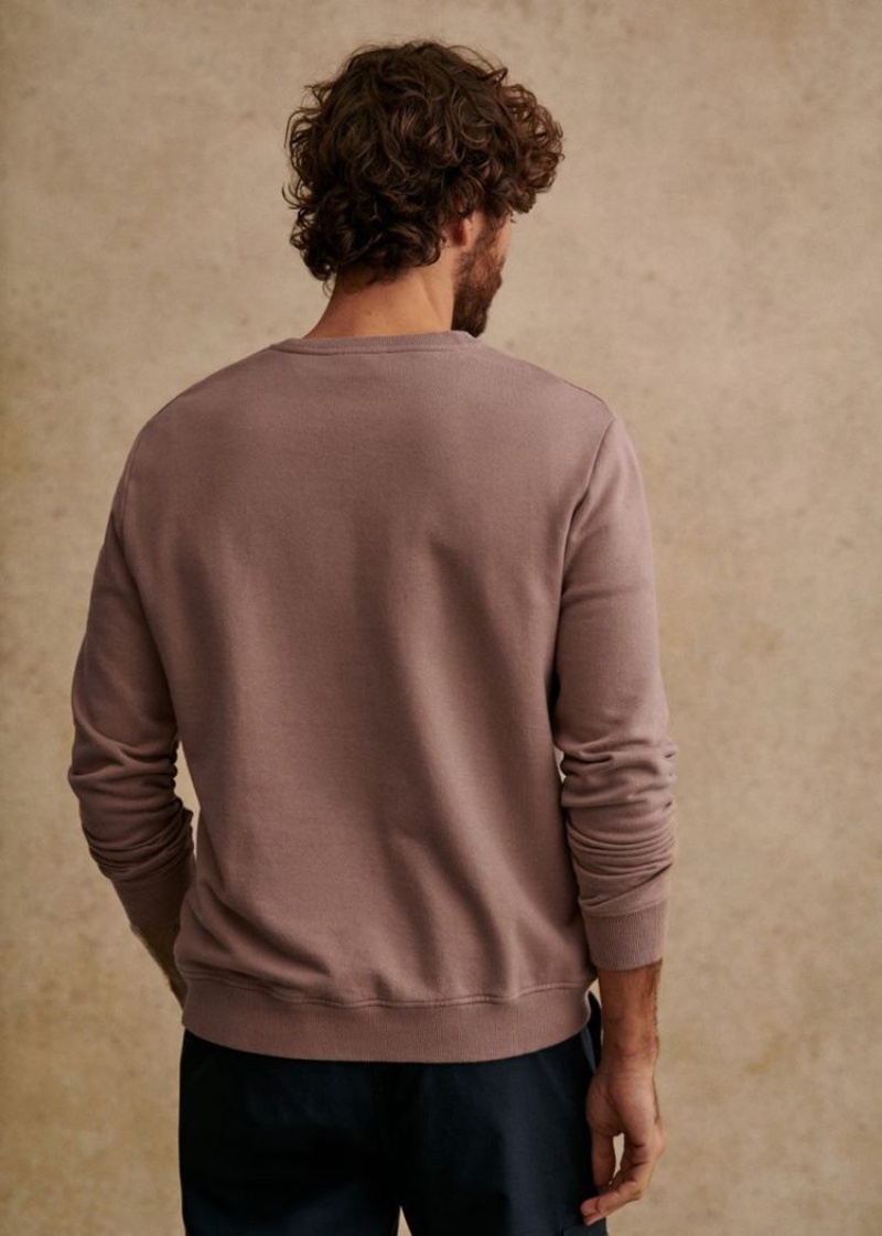 Pink Sézane Jaylen Men's Sweatshirt | USA VGY-679145