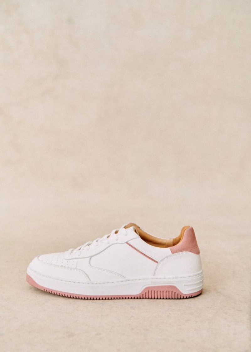 Pink Sézane Léo Women's Trainers | USA ZKE-625374