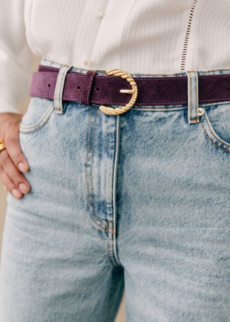 Purple Sézane Thelma Women's Belt | USA NYC-978102