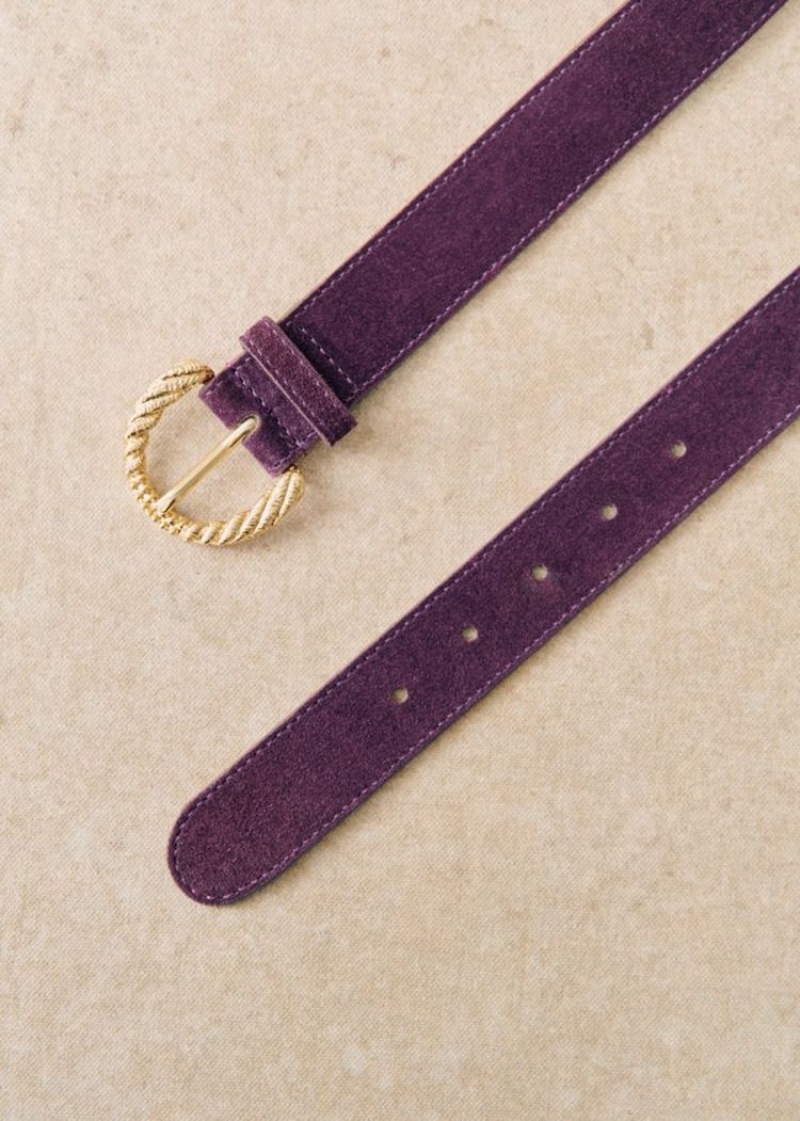 Purple Sézane Thelma Women's Belt | USA NYC-978102