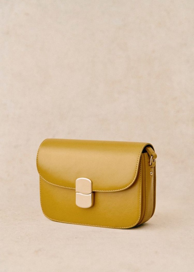 Yellow Sézane Mini Milo Classic Women's Bags | USA WZS-986205