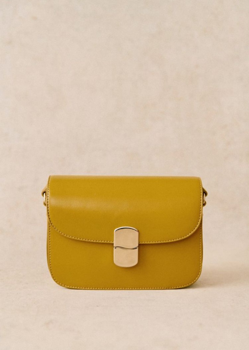 Yellow Sézane Mini Milo Classic Women\'s Bags | USA WZS-986205